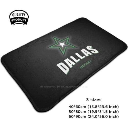 Hockey 3D Household Goods Mat Rug Carpet Foot Pad Dallas Hockey Hockey Stars Dallas Dallas Dallas Dallas Dallas Art Logo Dallas
