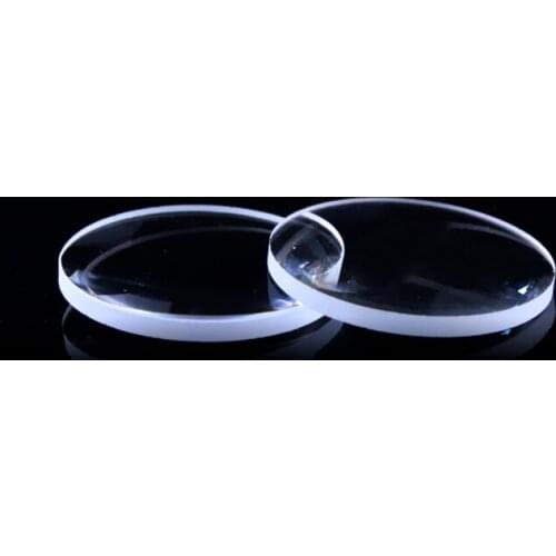 Quartz material D5mmF10mm plano-convex lens pure white glass high precision focusing condenser