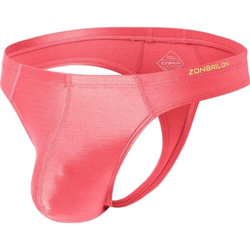 Mens Gay Underwear Lingerie Bikini Thongs Fashion Low-waisted Thong Breathable Lingerie 2021 Hot Sale