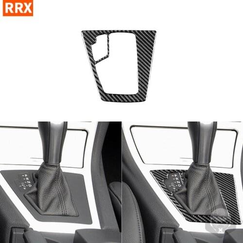 For BMW X3 E83 2004 2005 2006 2007 2008 2009 2010 Carbon Fiber Sticker Gearshift Gear Box Shift Panel Interiors Car Accessories