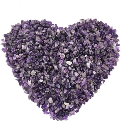 Natural Dream Amethyst gravel polished rock crystal tumbled stone gifte
