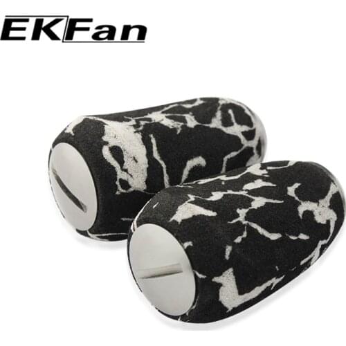 EKFan 2pcs Camouflage Color Fishing Knob For Fishing Reel Component Part Fish Tackle Tool EVA Material Fishing Reel Handle Knob
