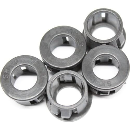 Black 30pcs 13mm Mounted Diameter Snap in Cable Hose Bushing Universal Locking Protective Grommet Plastic Widely Used