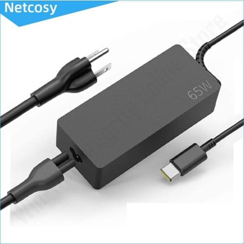 20V 3.25A 65W Type C AC Adapter USB C Power Laptop Charger For Lenovo Thinkpad E14 E15 E490 E495 E590 E595 R490 X13 T14 T15 T490