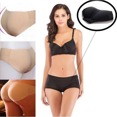 LELINTA Women Body Shaper Seamless Panty Push Up Buttock Hip Pads Panties Underwear Hip Non-Detachable Butt Sexy Pants