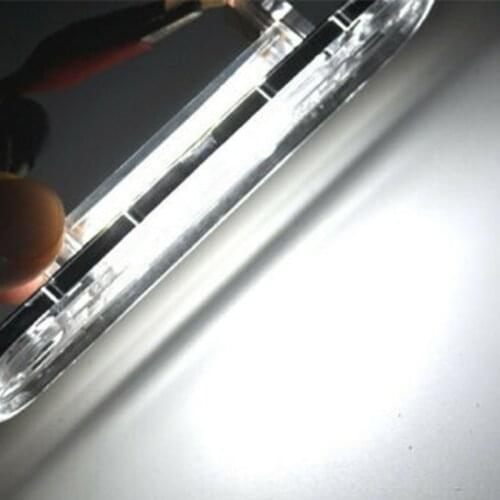 2 Pcs White LED License Plate Light Fit for W124 W201/202 Models Dropship
