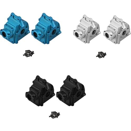 2Pcs Metal Wave Box Gear Box Upper and Lower Cover 144001-1254 for 1/14 WLtoys 144001 RC Car Spare Parts