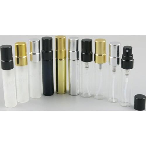 300 x 5ml Empty Travel Mini Atomizer Glass bottle Spray 1/6oz Refillable Fragrance Perfume Empty Scent Fine Mist Bottle