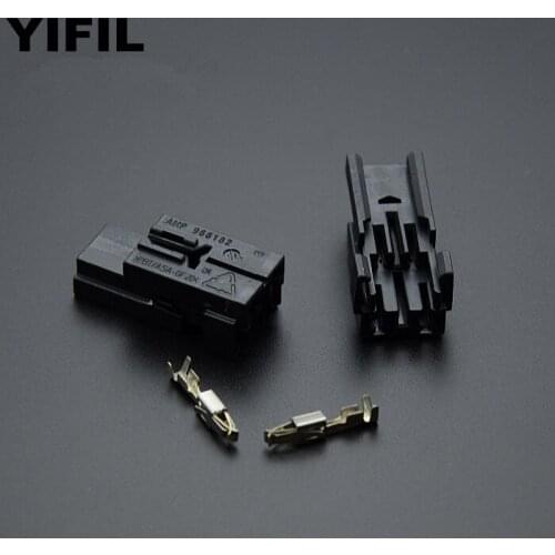 4 Pin/Way AMP Ventilation Seat Modification Harness Sheathed Car Connector For Bosch Motor Plug 968182-1