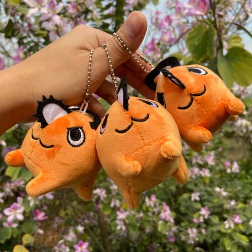 Anime Chainsaw Man Pochita Cute Plush Stuffed Toy Dolls Throw Pillow Pendant Keychain Mascot Cosplay Costume Props Cartoon Gifts