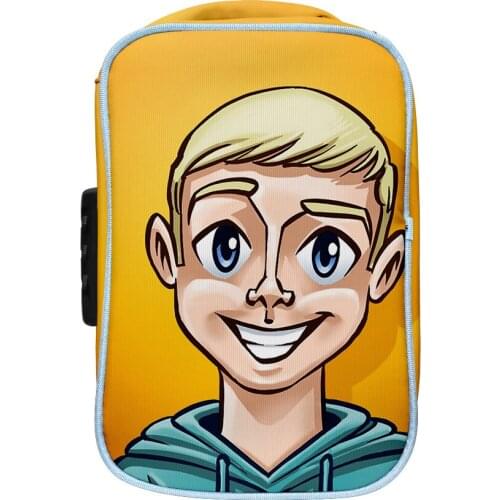 Michou New Oxford cloth 3D printing Deodorant Tobacco Bag Storage Bag Cosmetic Bag