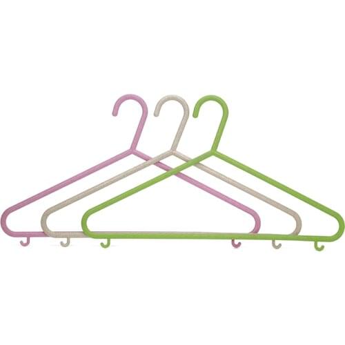 Multifunctional Household Non-Slip Adult Plastic Cloth Hangers for Clothes Closet Organizer Coat Hanger Plastic Drying Rack