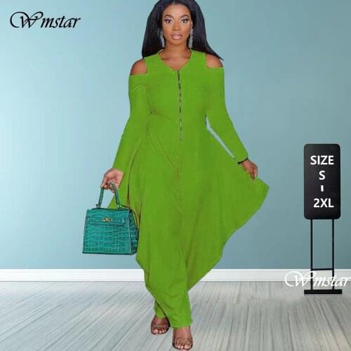 Fall Women Clothes Jumpsuit One Piece Outfit Elegant Hollow Out Long Sleeve Fashion Loose Wide Leg Romper Wholesale Dropshipping