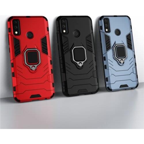 Shockproof Armor Case For Huawei Y8S Case Ring Holder Stand Phone Black Cover Huawei Y8S Y 8S JKM-LX1 JKM-LX2 JKM-LX3 6.5" Coque