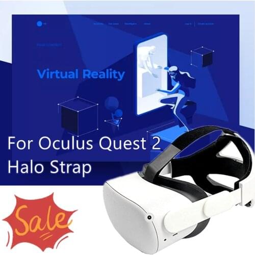 2021 For Oculus Quest 2 Halo Strap Virtual Reality Supporting Forcesupport Upgrades Head Strap For Oculus Quest 2 Accessories