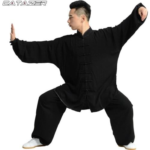 Tai Chi Uniform Taiji Boxing Performance Clothing Autumn Martial Art Practice Serve and WomenSuit Wing Chun Uniform