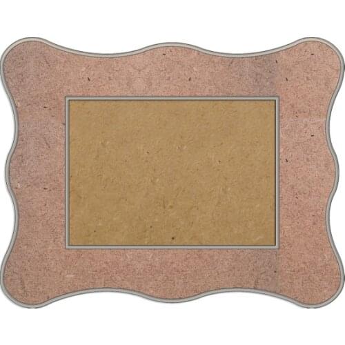 Ç13 Wavy Picture Frame Wooden Object paintable decorative objects декоративные предметы под роспись