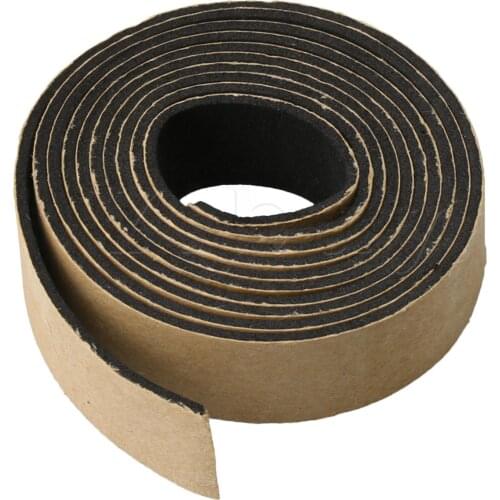Yibuy Black EVA Guitar Speaker EVA Sealing 1x15x1.5mm