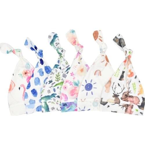 2 Sets Of Baby Sleeping Bag Knotted Fetal Cap Baby Sleeping Bag Newborn Type Printing Sleeping Bag Set Photography Props Hot