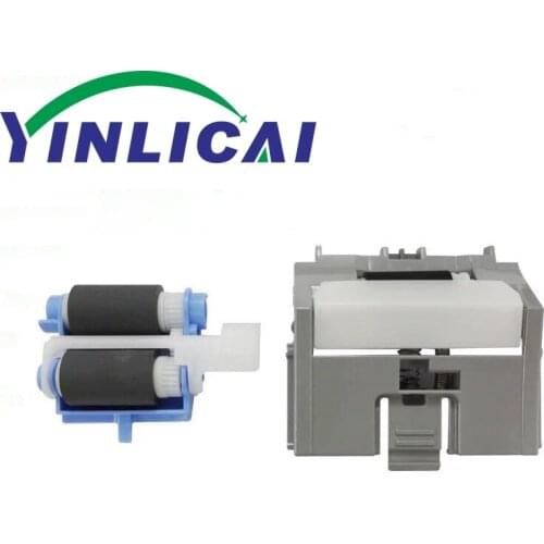 5Sets J8H60-67903 F2A68-67913 Pickup Roller Separation Pad for HP M501 M506 M527 M527c M527z M527dn M527f M506dn M506n M506x