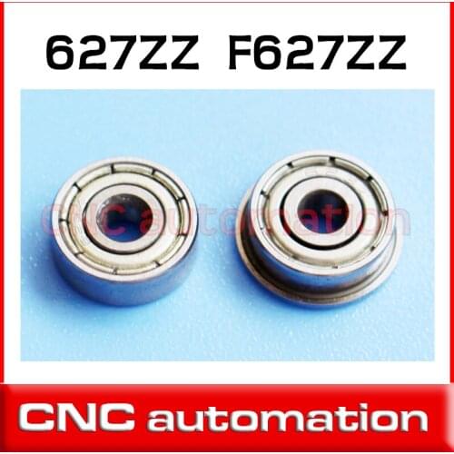 5pcs 627 S627ZZ S627-2Z 7*19*6 Miniature stainless steel deep groove Radial 627ZZ F627ZZ F627Z ball bearing