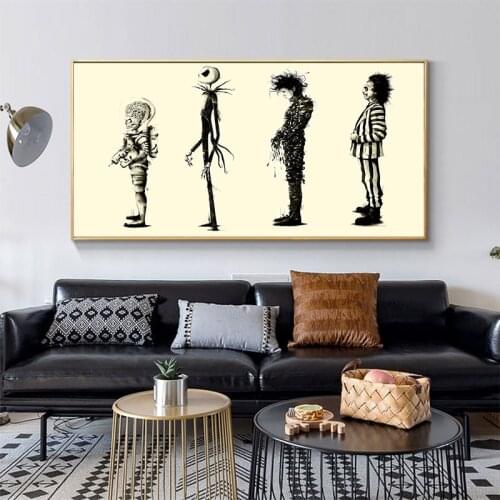 Abstract Picture Wall Art Canvas Painting Vintage Movie Poster HD Print Poster Wall Art Pictures Living Room Home Decor