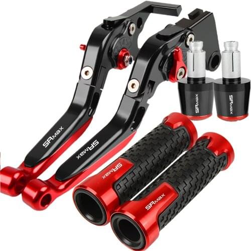 For APRILIA Motorcycle SRMAX125 11-15 SRMAX300 11-16Clutch CNC Aluminum Brake Clutch Levers Handlebar Handle Grips Ends SR MAX