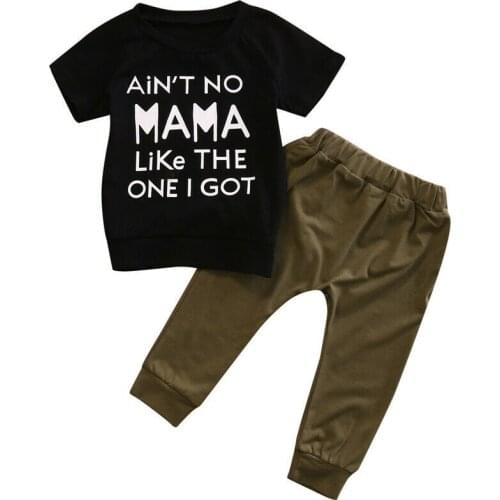 Free shipping Newborn Baby Boys Girls Tops T-shirt Pants Leggings Tracksuit Outfits Cotton