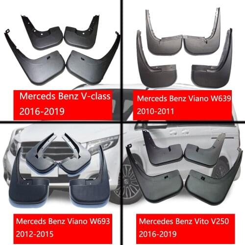 For Mercedes Benz V-Class Vito W447 Viano W639 mudguards benz V250 car fenders w639 mud flaps vito splash guards 2016-2019