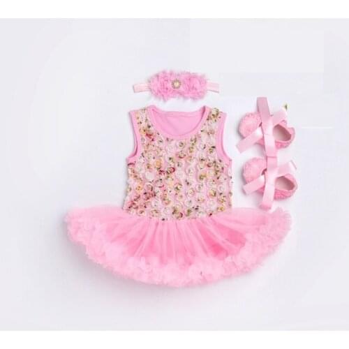 DollMai Reborn baby girls clothes apricot Fungus side cute princess dress suit for 50-55cm silicone reborn babies dolls toys