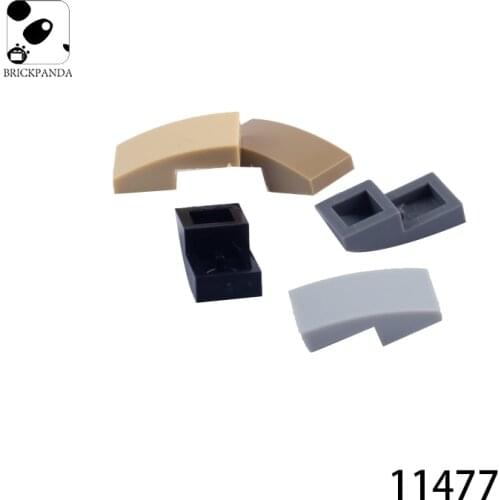 City Building Blocks Assembles Particles Parts Slope Curved 1X2 DIY Electric Accessories Educational Toys for Children 11477