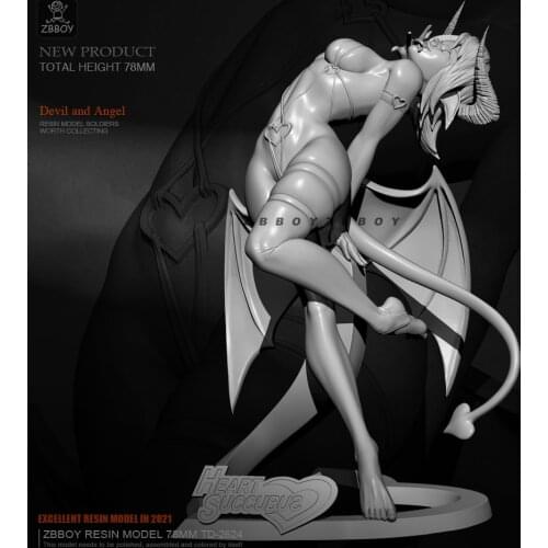 H75mm 1/24 Resin model kits figure beauty colorless and self-assembled TD-2624