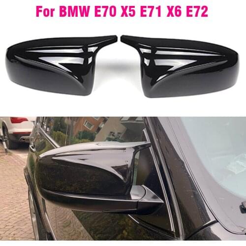 Car Side Door Rearview Mirror Cover Cap For BMW E70 X5 E71 X6 E72 Style Parts Styling