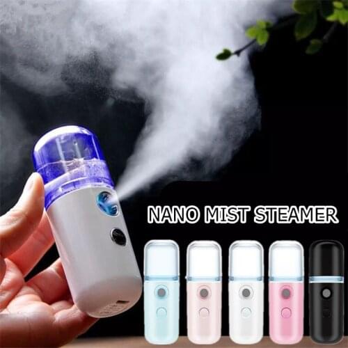 30ML Mini Nano Facial Sprayer USB Nebulizer Face Steamer Humidifier Hydrating Anti-aging Wrinkle Women Beauty Skin Care Tools