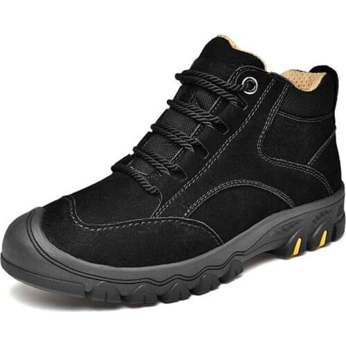 New Top Cowhide Outdoor Hiking Shoes Ankle Boots Men Boots Men Sneakers Shoes Casual Shoes Warm Winter Boots Men Leather Boots