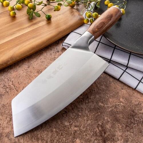 Cleaver Kitchen Knife - Stainless Steel Chef Knives Vegetable Cutting Meat Chopping Knife