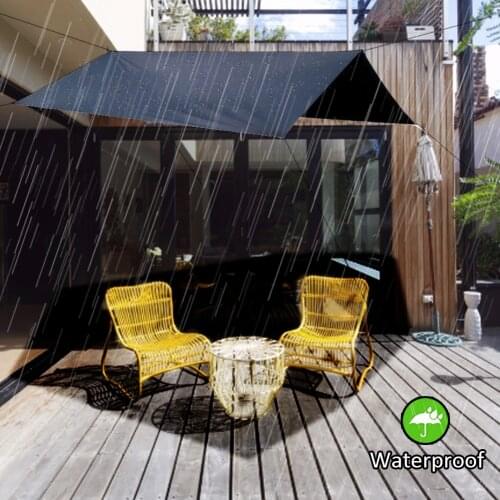 3x3m Sun Shelter Awning Tent Shade Ultralight Garden Canopy Sunshade Anti UV Outdoor Camping Hammock Rain Fly Beach Sun Shelter