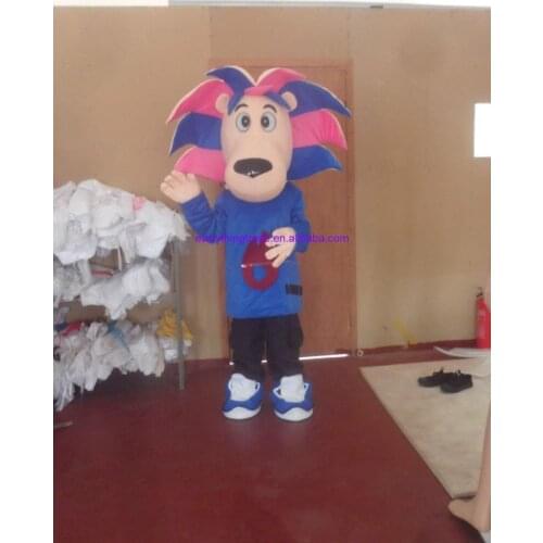 New arrival Cute Cartoon Character Professional New Style Lion Mascot Costume Fancy Dress Adult Size