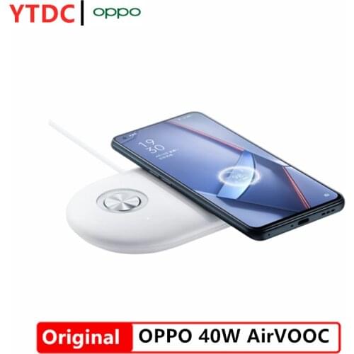 Original OPPO 40W AirVOOC Fast Wireless Charger For Mobile Phone OPPO Reno 4 Pro 3 Find X2 Pro