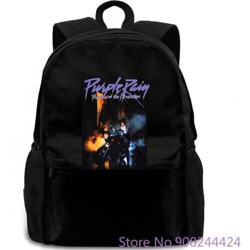 Prince PURPLE RAIN PRINCE AND THE REVOLUTION Authentic & Official MenS Summer Style Fashion Swag Men s backpack