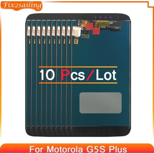 10 Pcs/Lot For Motorola Moto G5S Plus XT1802 XT1803 XT1805 XT1086 Original LCD Screen LCD Display Touch Screen Digitizer Tested