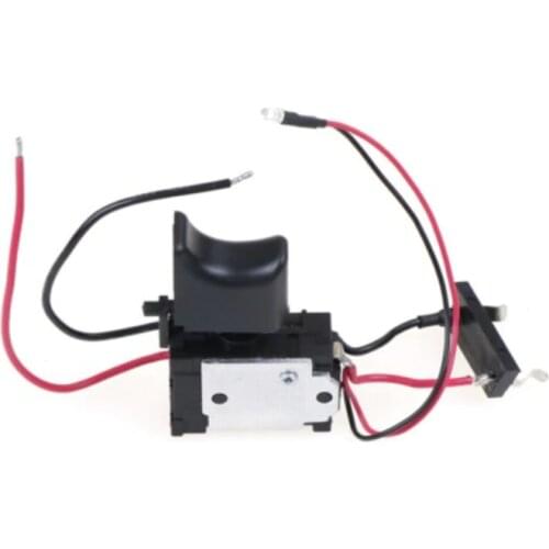 7.2V-24V 16A for Lithium Battery Cordless Drill Switch Speed Control Electric Drill Trigger Switch with Small Light FA2-16/1WEK