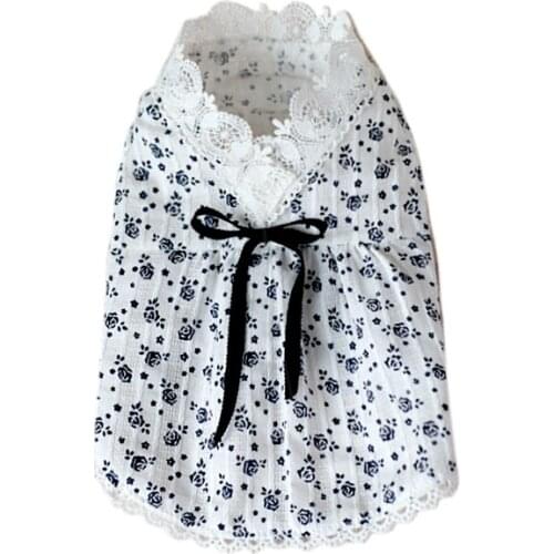 Cat Dress Chihuahua Clothes Summer Pet Dog Clothing Skirt Yorkshire Pomeranian maltese Poodle Bichon Schnauzer Dog Costumes XXS