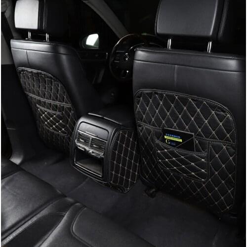 For Volkswagen Toureg 2011 to 2018 Childrens anti-dirty pad interior modified armrest box and seat back kick mat