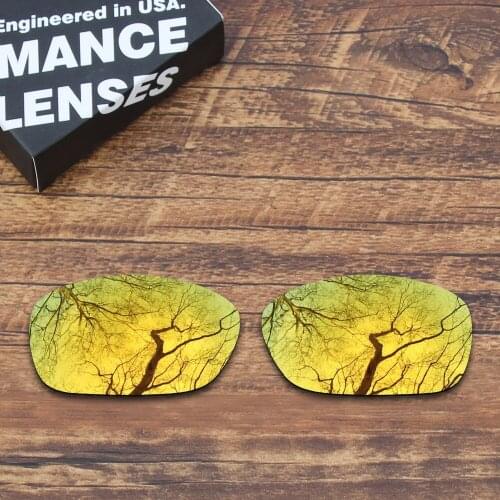 ToughAsNails Polarized Replacement Lenses for Oakley Ten X Sunglasses Gold Mirrored Color (Lens Only)
