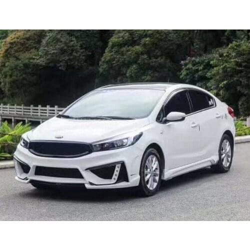 Applicable to Kia -17 Modified Korean Bar Skirt Front and Rear Tail New K3 Big Encirclement