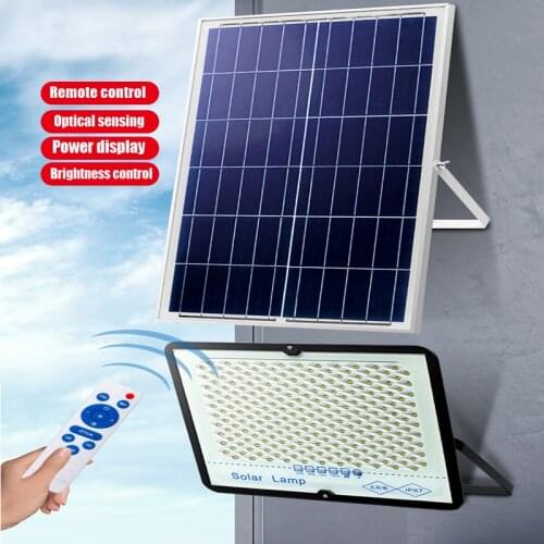 Water proof Solar Led Light Panel 5meter Cable Garden Outdoor Lamp Street Night Light Solar Outdoor Lamp Solar Flood Lamp