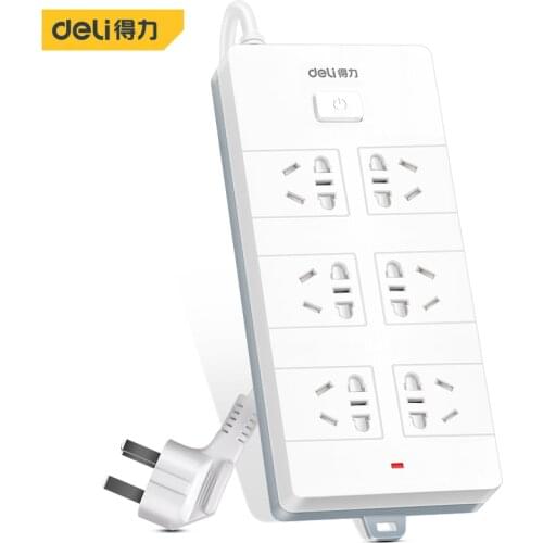 Deli Smart Socket Network Filter Plug Electrical Retractable Power Strip Smartlife Extension Wall Socket For Smartphone Tablets