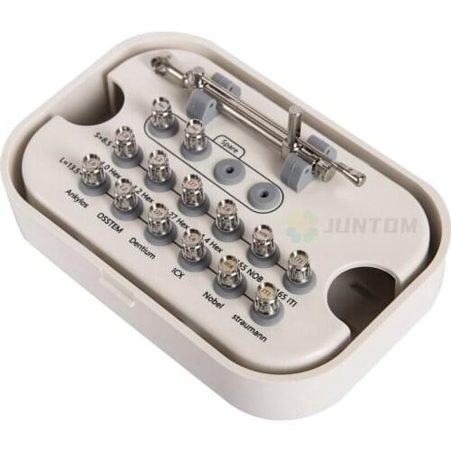 1 Whole Set Dental Implant Restoration Tool Kit JT-I100 Dental Universal Implant Torque Screwdrivers Wrench Dentist Instruments