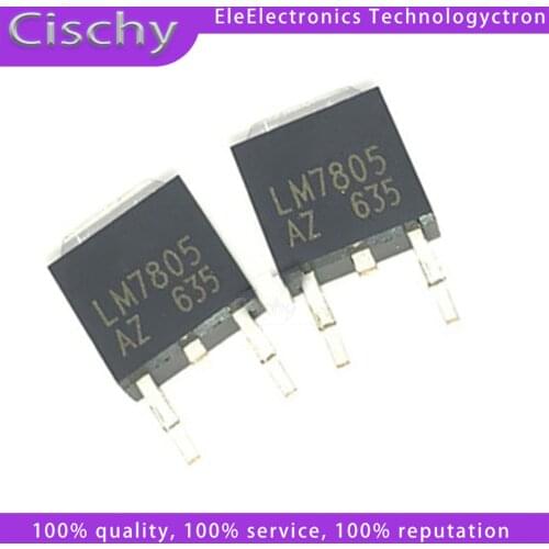 10PCS LM7805 78M05 7805 TO-252